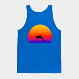 Sunset Dolphin Tank Top